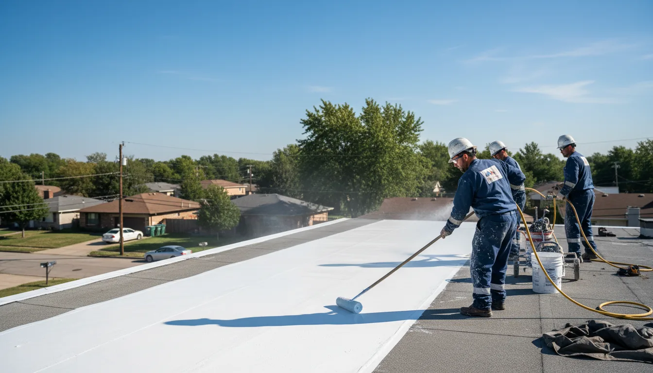 Commercial roof coating in Nickerson, KS near me